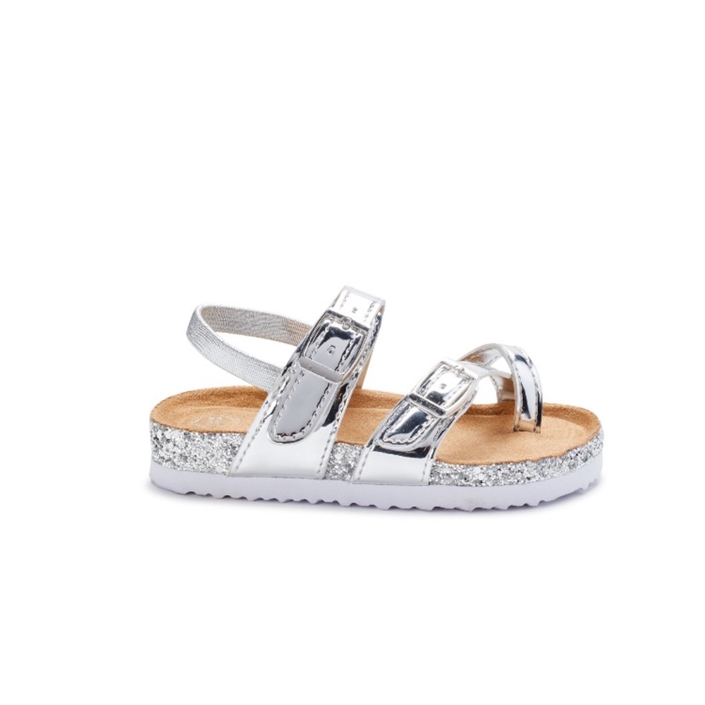 Metallic toddler sandal - Picture 3 of 6